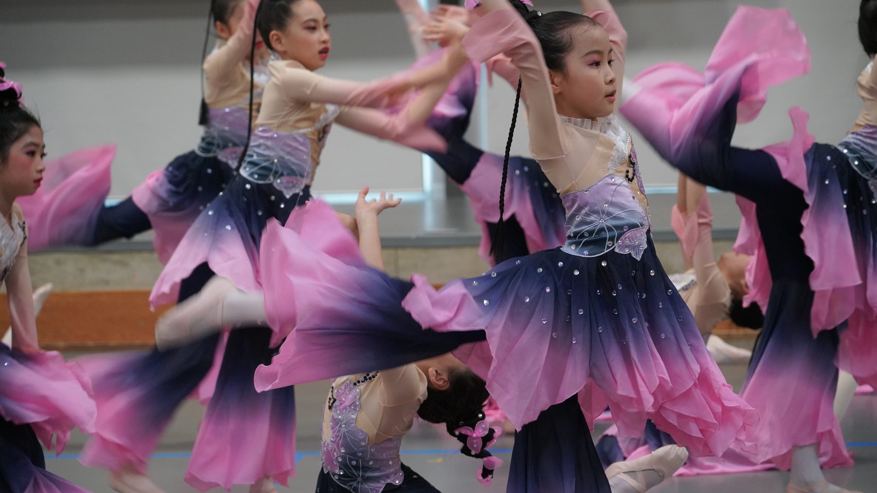 Ensemble dance at UBC Lunar New Year celebration