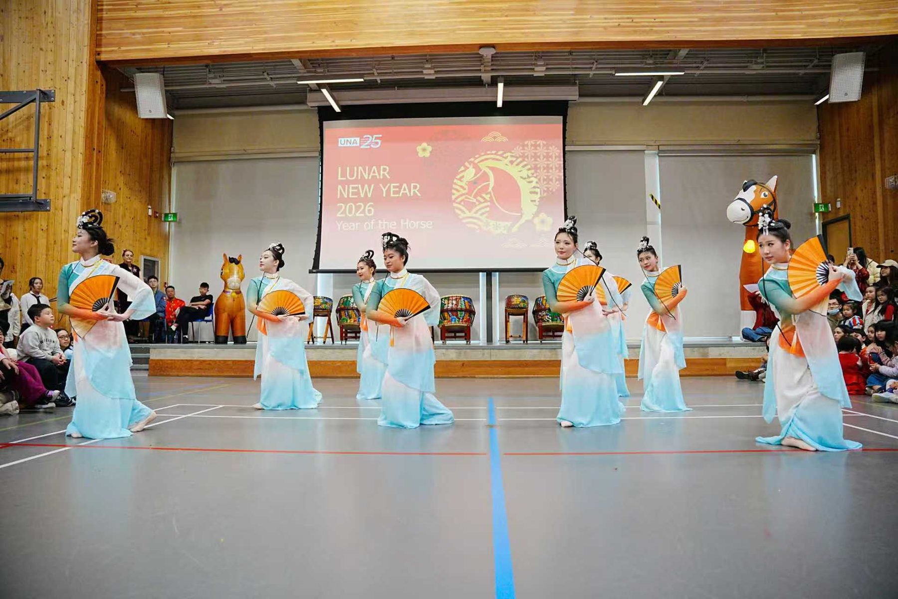 VYDC dancers at UBC Lunar New Year 2026