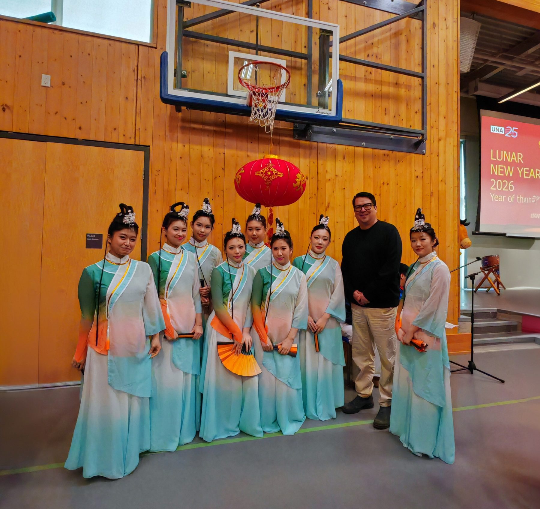 VYDC dancers with Members of the Legislative Assembly at UBC Lunar New Year 2026